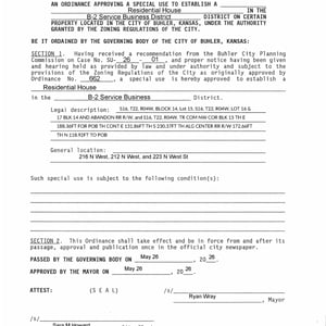 Ordinance 662